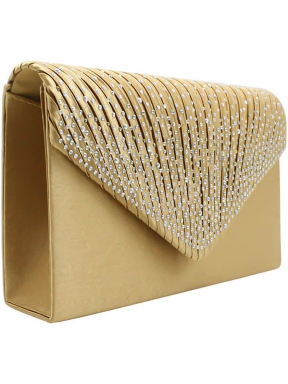 Women's Gold Evening Handbag Bridal Wedding Bag Formal Party Clutch Purse